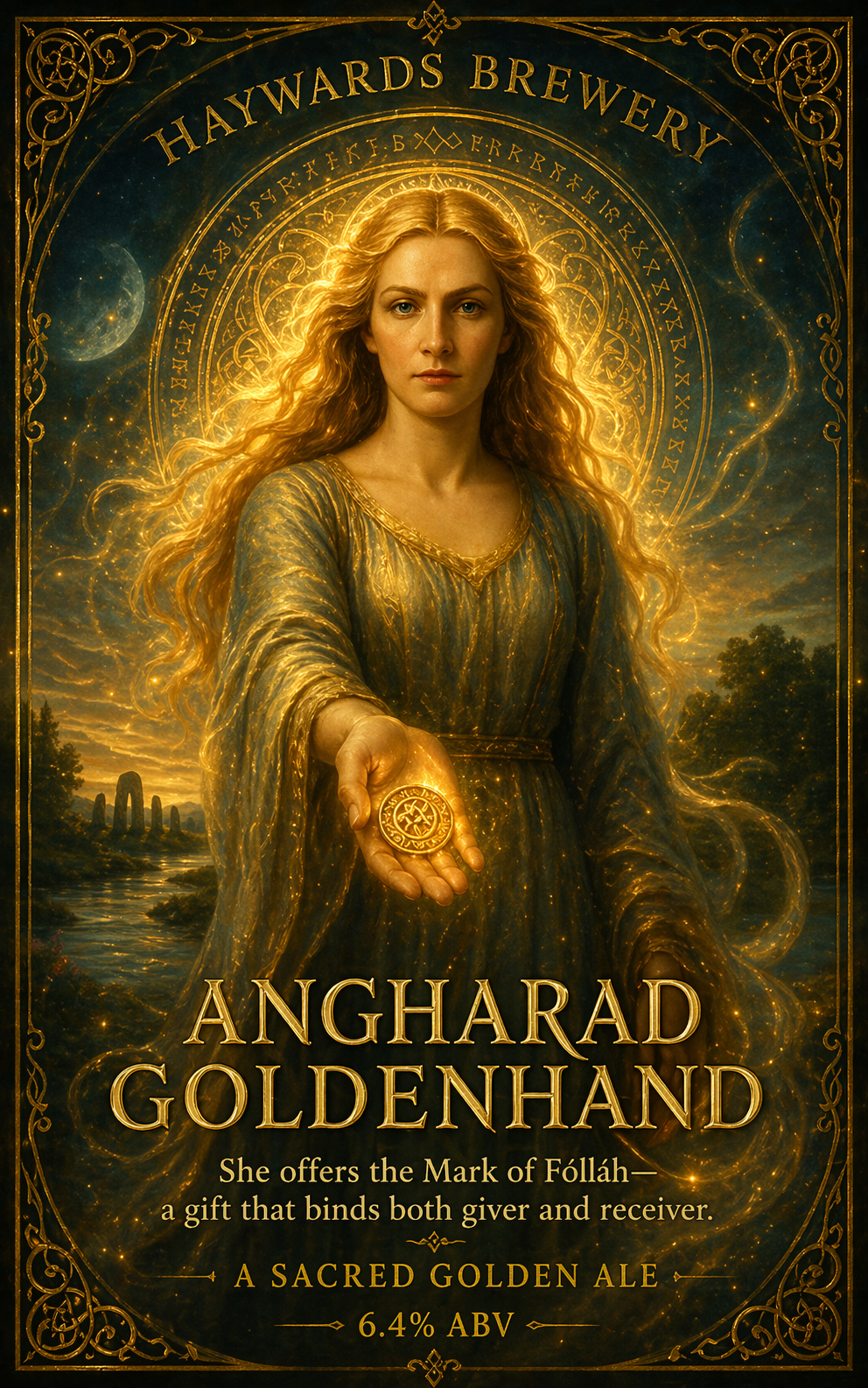 Angharad Goldenhand label