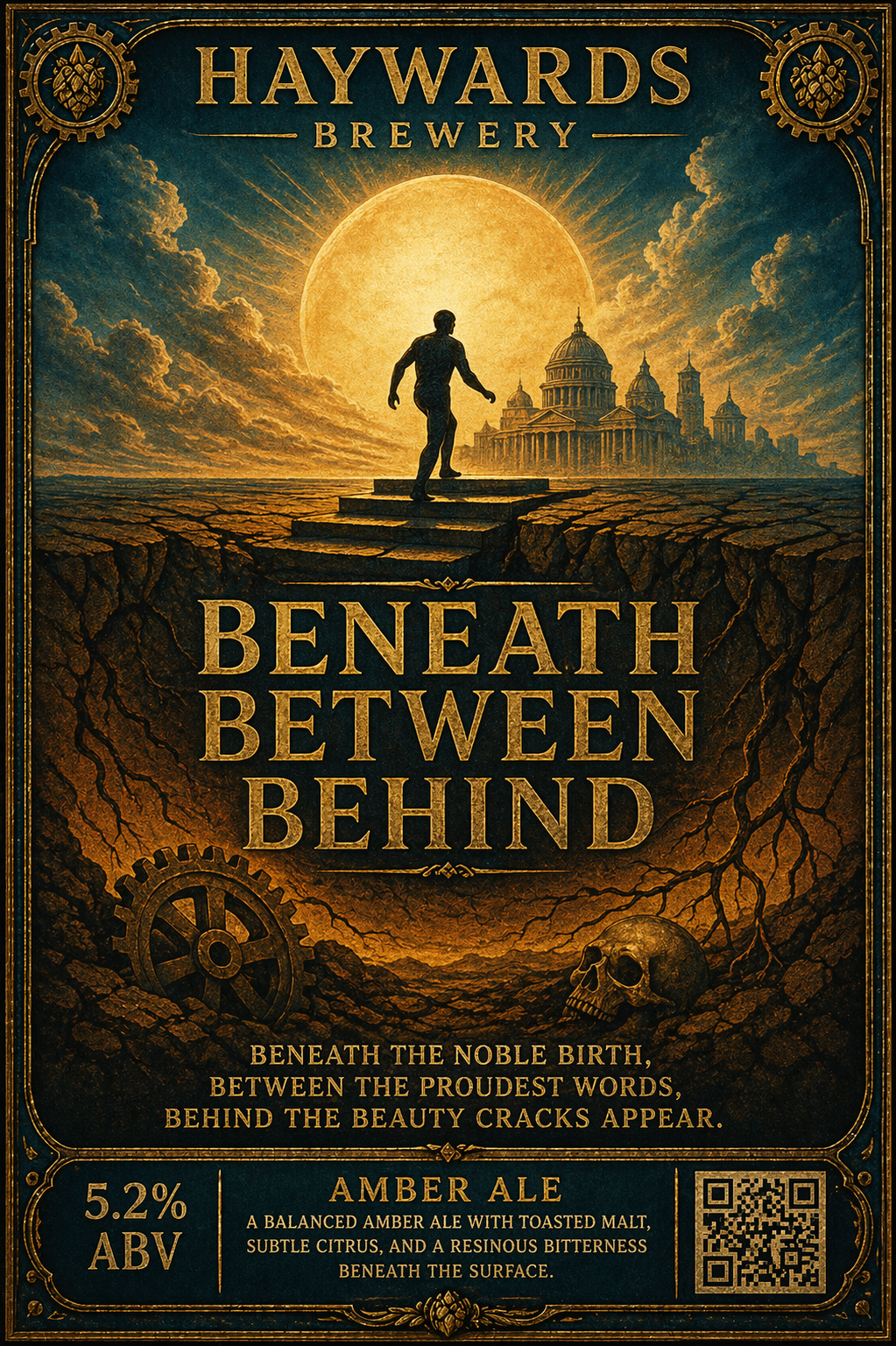 Beneath Between and Behind label
