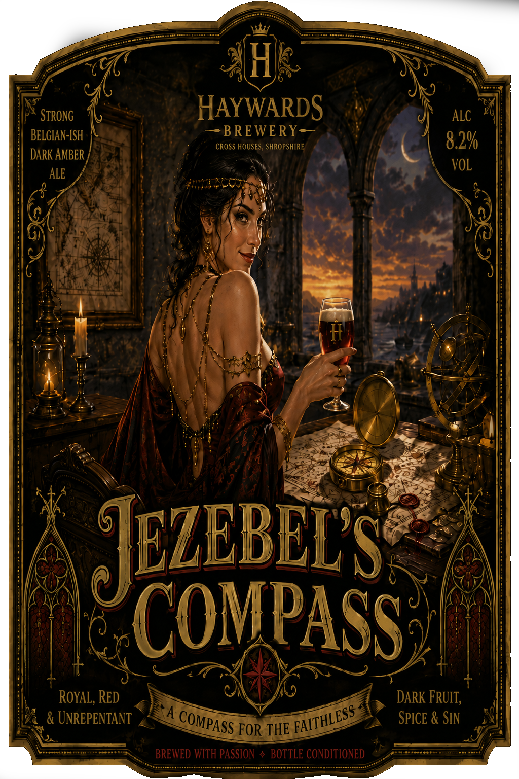 Jezebels Compass label