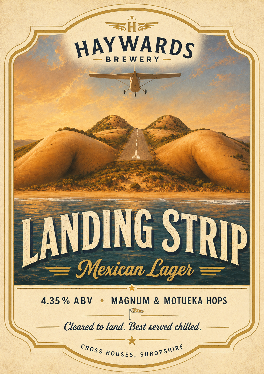 Landing Strip label