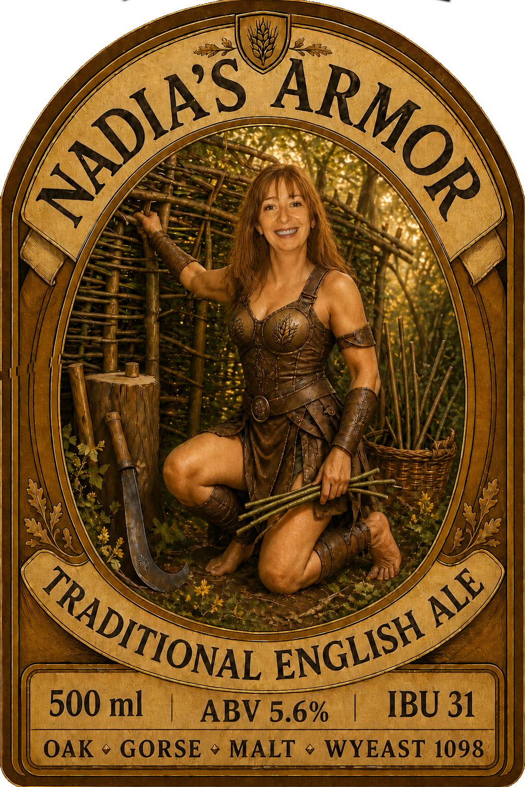 Nadias Armor label
