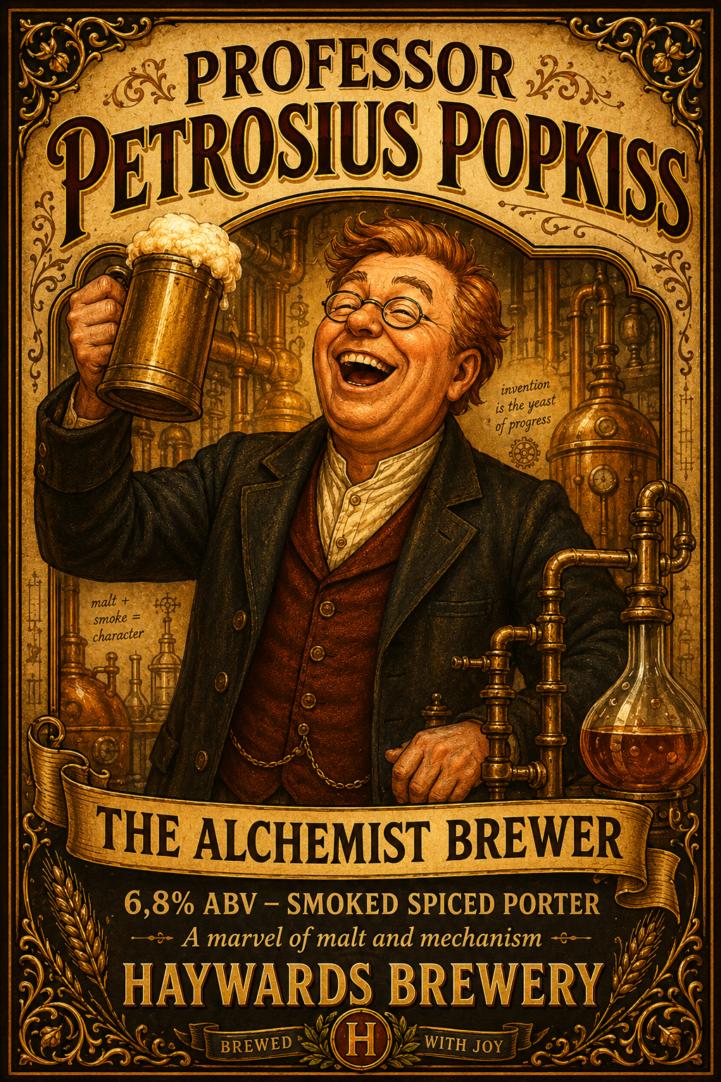 Professor Petrosius Popkiss label