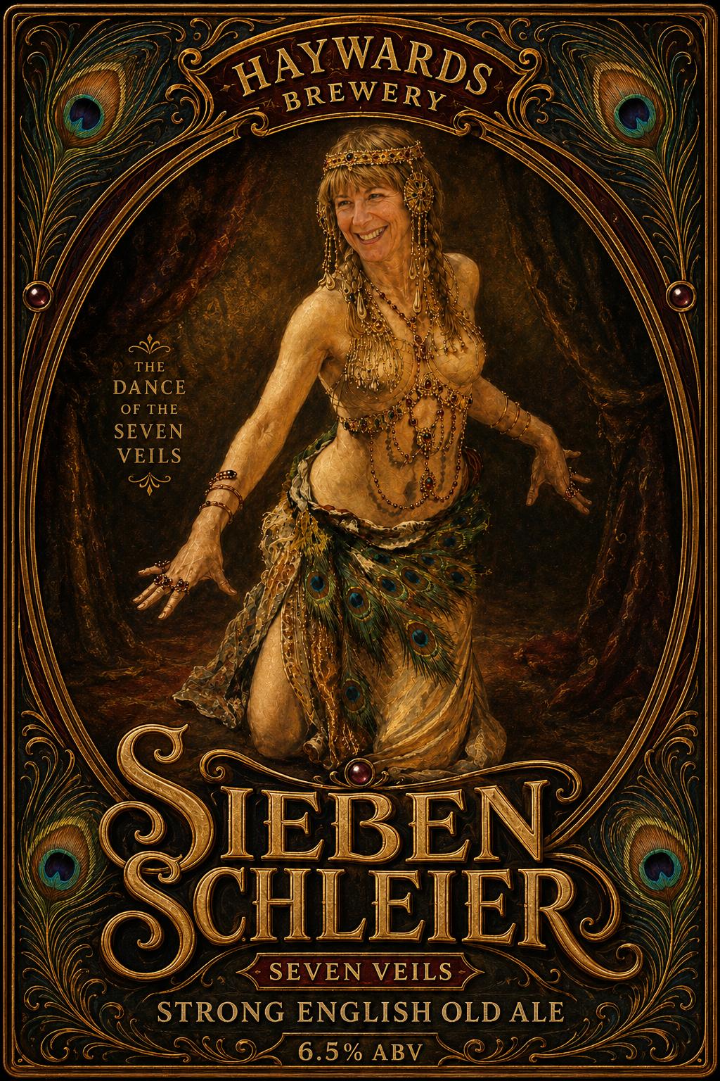 Sieben Schleier label