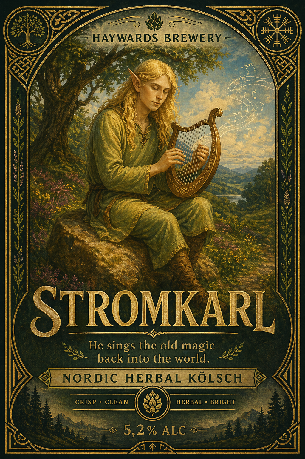 Stromkarl label