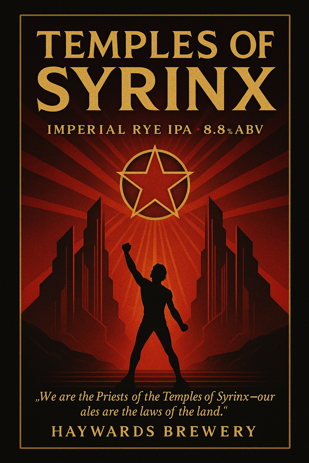Temples of Syrinx label
