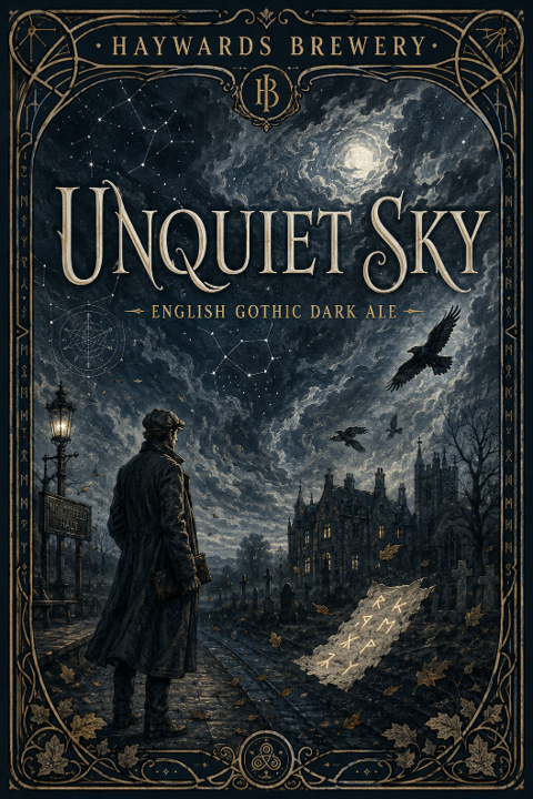 Unquiet Sky label